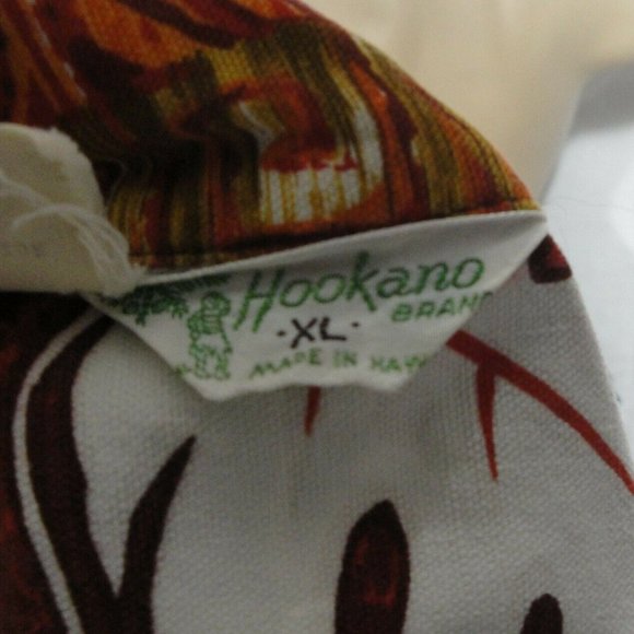 Vintage 50’s/60’s Hookano Barkcloth Hawaiian Shirt - Picture 3 of 4